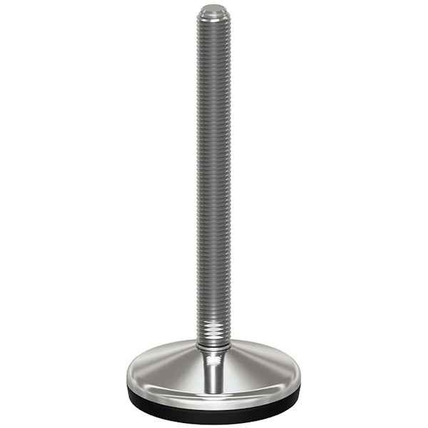 Martin Piede INOX A2 Base Vulcanizzata Snodato 10° D.MM 80 M16/M20/M24 - MARTIN - Immagine 3